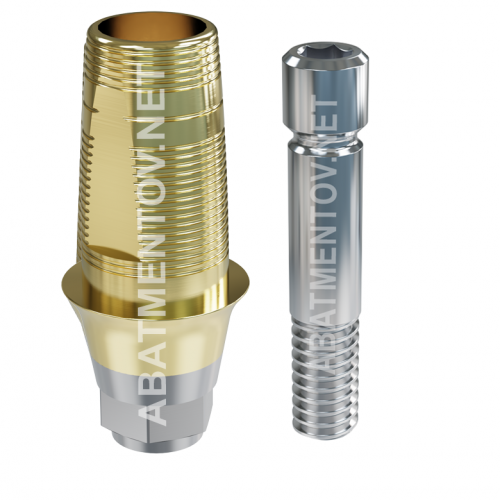 Титановое основание аналог конусных GEO, совместимое с Dentiumer 2.0mm Антиротационный 