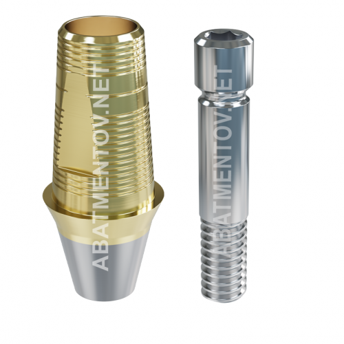 Титановое основание аналог конусных GEO, совместимое с Dentiumer 1.3mm Ротационный 